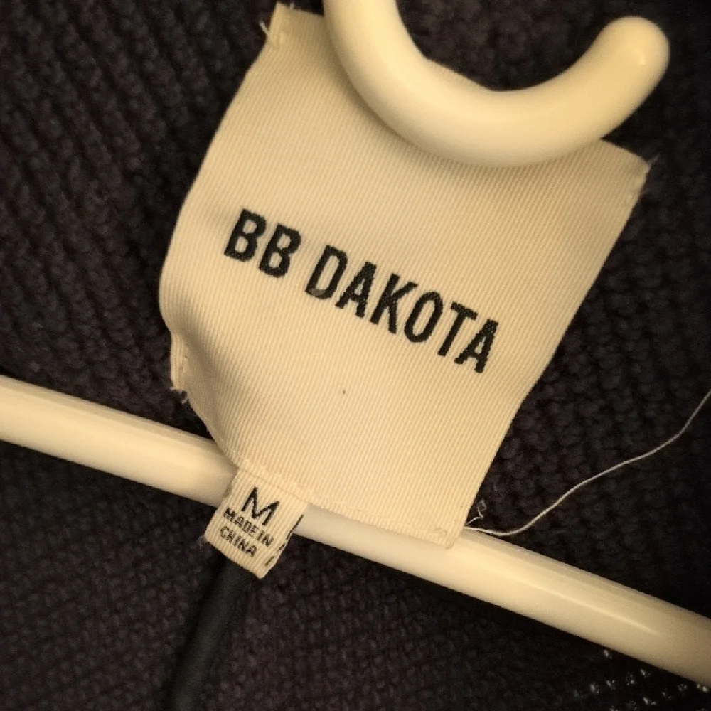 BB Dakota Dark Gray Textured Moto-Style Blazer - Picture 2 of 3